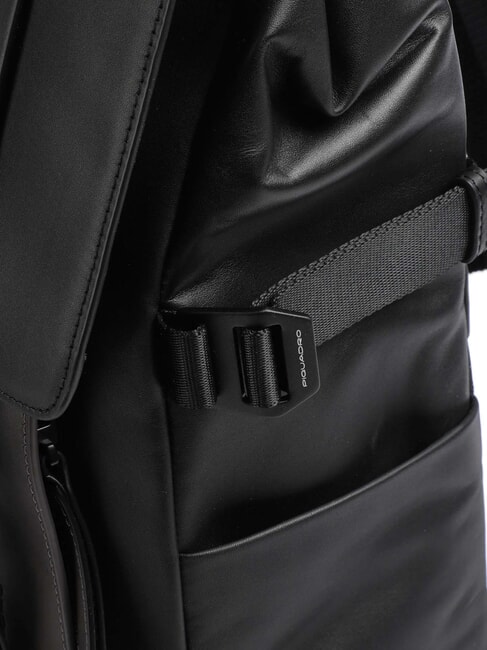 CAMPIONARIO - DAVID 15,6-Zoll-Laptop-Rucksack mit abnehmbarer Clutch Schwarz - PC-Rucks&auml;cke