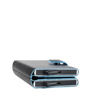 PIQUADRO CAMPIONARIO - BLUE SQUARE Kartenetui aus Leder  Schwarz - Brieftaschen Herren - 3