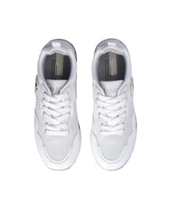 LIUJO MAXI WONDER 01 Sneakers aus Leder und Mesh Wei&szlig; - Damenschuhe - 4