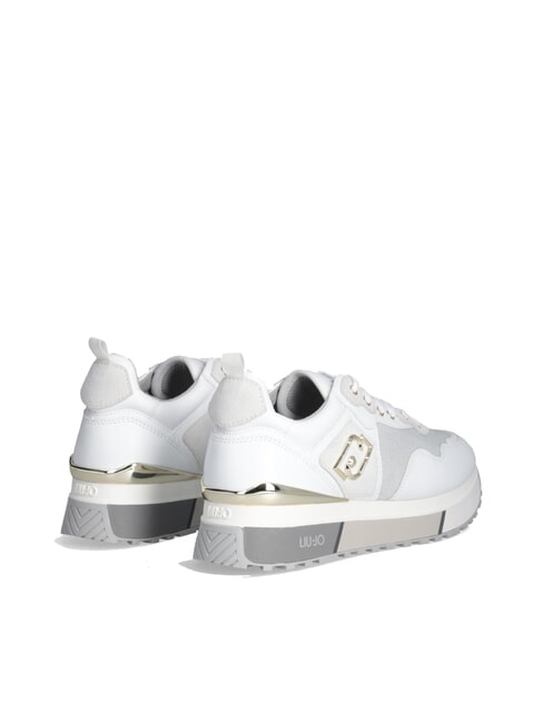 MAXI WONDER 01 Sneakers aus Leder und Mesh Wei&szlig; - Damenschuhe