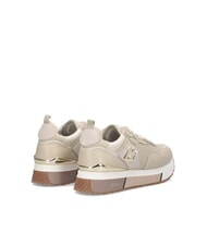 LIUJO MAXI WONDER 01 Sneakers aus Leder und Mesh helles Seil - Damenschuhe - 5
