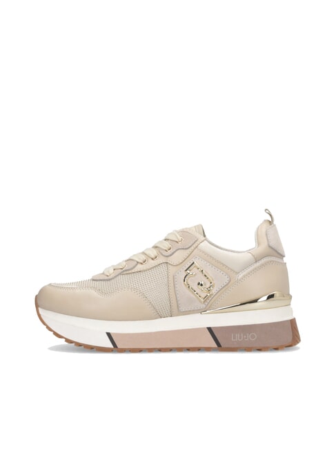 MAXI WONDER 01 Sneakers aus Leder und Mesh helles Seil - Damenschuhe