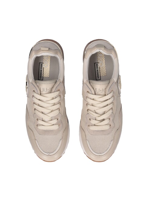 MAXI WONDER 01 Sneakers aus Leder und Mesh helles Seil - Damenschuhe