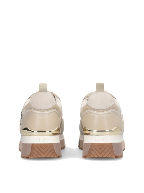 MAXI WONDER 01 Sneakers aus Leder und Mesh helles Seil - Damenschuhe