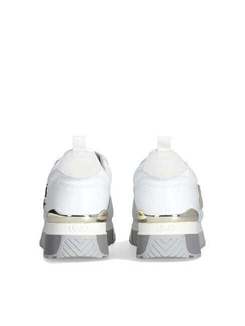 MAXI WONDER 01 Sneakers aus Leder und Mesh Weiß - Damenschuhe