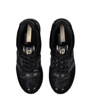 LIUJO MAXI WONDER 91 Plateau-Sneaker mit Lackledereinsätzen Schwarz - Damenschuhe - 4