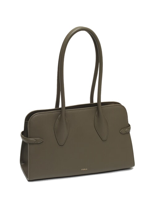 GOCCIA Kleine Umhängetasche aus Leder Salbei - Damentaschen