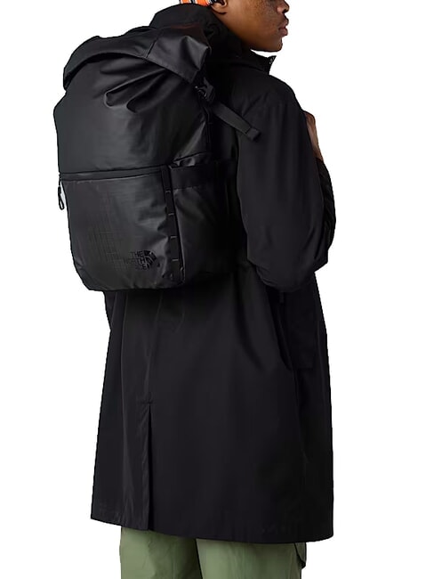 BASE CAMP VOYAGER Rolltop-Rucksack, für Laptops bis 16 Zoll TNF-Schwarz/Asphaltgrau - Rucksäcke für Schule &amp; Freizeit