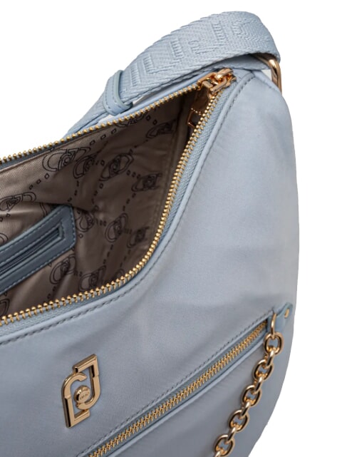 ACHALA Umhängetasche aus Nylon mit Beutel Himmel - Damentaschen