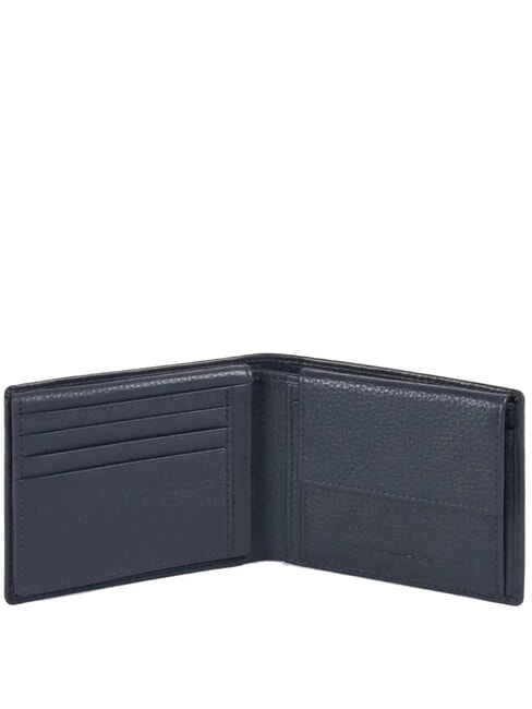 MODUS SPECIAL Portemonnaie aus genarbtem Leder Blau - Brieftaschen Herren