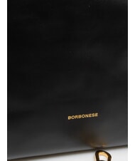 BORBONESE SEXY SMALL Kleine Handtasche mit Schultergurt Schwarz - Damentaschen - 4