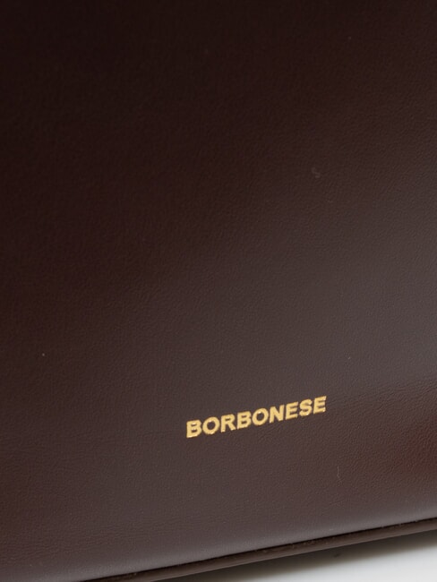 BRIDLE MEDIUM HOBO Umhängetasche aus Leder Kastanie/Pilz - Damentaschen