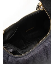 BORBONESE TWINNIE SMALL Kleine Umhängetasche dunkles Schwarz - Damentaschen - 5