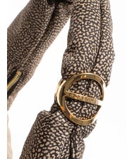 BORBONESE TWINNIE SMALL Kleine Umhängetasche OP / NATUR / SCHWARZ - Damentaschen - 5