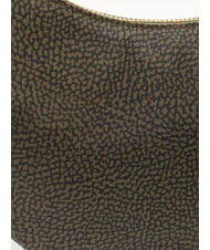 BORBONESE HOBO LUNA MINI ECO LINE Schultertasche Lorbeer - Damentaschen - 3