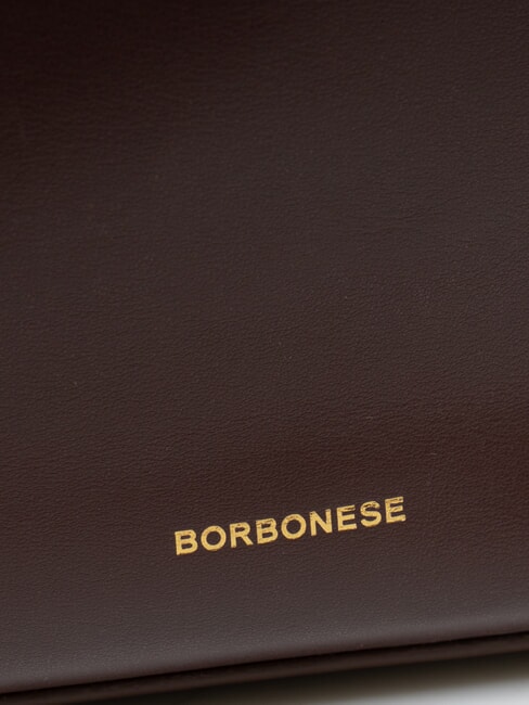 BRIDLE MEDIUM SHOPPER Mittelgroße Handtasche aus Nappaleder Kastanie/Pilz - Damentaschen