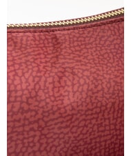 BORBONESE LUNA M Schultertasche Merlot - Damentaschen - 3