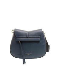 GIANNI CHIARINI HELENA ROUND Ledertasche mit doppeltem Schultergurt NAVY BLAU - Damentaschen - 4