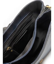GIANNI CHIARINI HELENA ROUND Ledertasche mit doppeltem Schultergurt NAVY BLAU - Damentaschen - 5