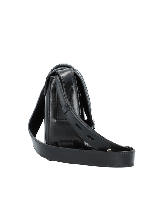 BENEDETTA  Mini-Umhängetasche aus Leder Schwarzes Gold - Damentaschen