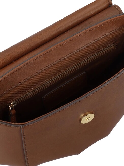 ERICA Umh&auml;ngetasche aus Leder BRAUN - Damentaschen