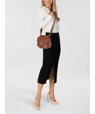 THE BRIDGE ERICA Umh&auml;ngetasche aus Leder BRAUN - Damentaschen - 6