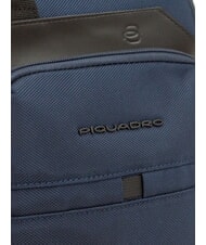 PIQUADRO X19 Stofftasche mit Schultergurt Blau - Reisetaschen - 3