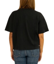 SUN68 BOXY Baumwoll-T-Shirt Schwarz - T-Shirts und Tops für Damen - 3