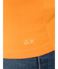 SUN68 BOXY T-Shirt mit V-Ausschnitt - T-Shirts und Tops für Damen