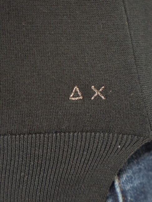 SOLID Baumwollpullover Schwarz - Damenpullover