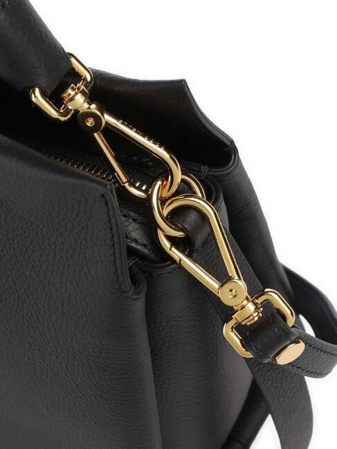 BOHEME Handtasche, mit Schultergurt, aus Leder schwarz/cognac - Damentaschen