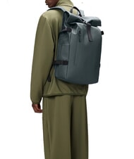 RAINS ROLLTOP RUCKSACK Rucksack Lagune - Rucks&auml;cke f&uuml;r Schule &amp; Freizeit - 5