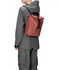 RAINS ROLLTOP RUCKSACK MINI Wasserdichter Rucksack Ehre - Rucksäcke für Schule &amp; Freizeit - 4