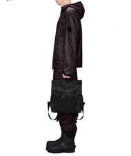 RAINS MSN BAG MINI Wasserdichter City-Rucksack Kohle - Rucksäcke für Schule &amp; Freizeit - 4