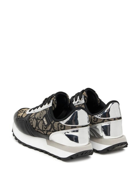 EVELYN 915  Sneaker für Damen Wildleder / Silber - Damenschuhe