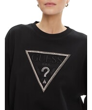 GUESS RACHELE TRIANGLE Baumwoll-Sweatshirt jetbla - Sweatshirts Damen - 3