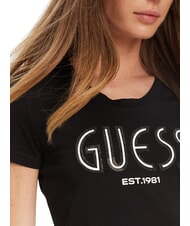 GUESS SS LOGO Kurzarm-T-Shirt jetbla - T-Shirts und Tops für Damen - 3