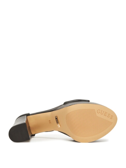 SETTLE Hohe Ledersandalen SCHWARZ - Damenschuhe