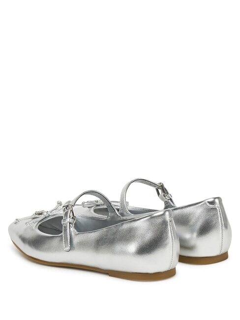 KAYRA Ballerinas aus Leder SILBER - Damenschuhe