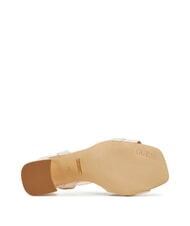 GUESS GRATO Hohe Ledersandalen CREME - Damenschuhe - 5