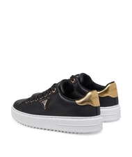 GUESS DENESA Turnschuhe SCHWARZES GOLD - Damenschuhe - 3