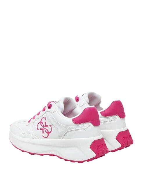 LUCKEI Sneakers mit 4G-Logo Weiß / Fuchsia - Damenschuhe