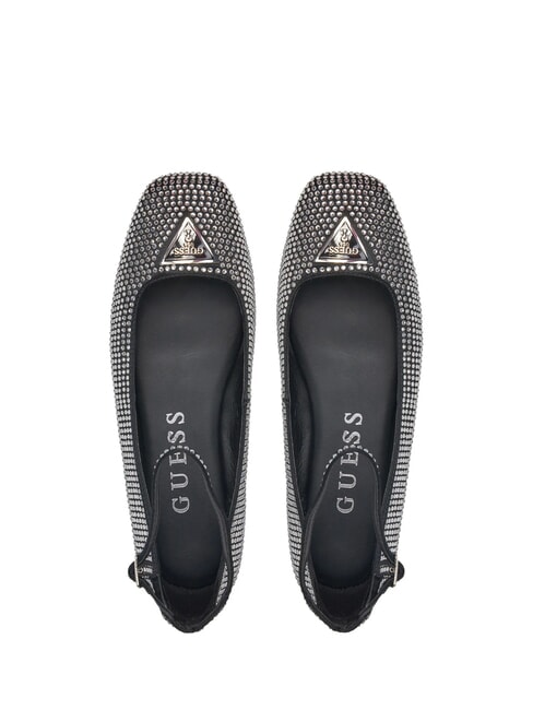 LEVVIS Ballerinas mit Strasssteinen SCHWARZ - Damenschuhe