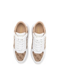 GUESS ENERGY4 Turnschuhe Beige / Braun - Damenschuhe - 3