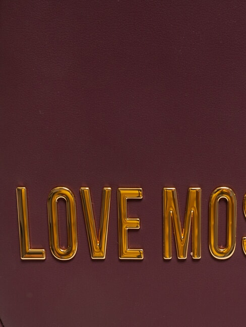 BOLD LOVE Kleiner Rucksack mit gepr&auml;gtem Logo Wein - Damentaschen