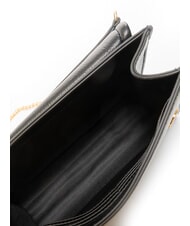 LOVE MOSCHINO SMART DAILY Clutch mit Kette Schwarz - Damentaschen - 5