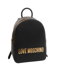LOVE MOSCHINO BOLD LOVE Rucksack mit geprägtem Logo Schwarz - Damentaschen - 4