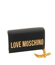 LOVE MOSCHINO SMART DAILY Clutch mit Kette Schwarz - Damentaschen - 2