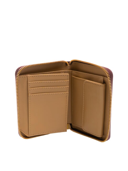 BOLD LOVE Aorund mittelgro&szlig;e Geldb&ouml;rse mit Rei&szlig;verschluss Wein - Brieftaschen Damen