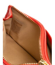 LOVE MOSCHINO JEWEL Flaches Kartenetui mit Reißverschluss ROT - Brieftaschen Damen - 3